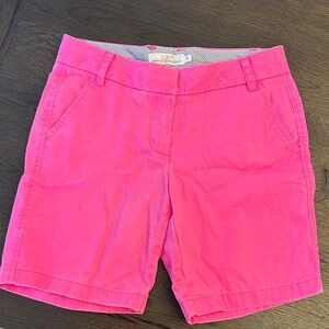 J. Crew Women's Vibrant Pink Shorts